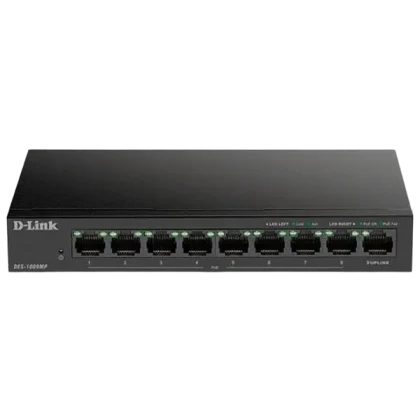 Comutator PoE D-Link DES-1009MP, 8x IEEE 802.3af/at
