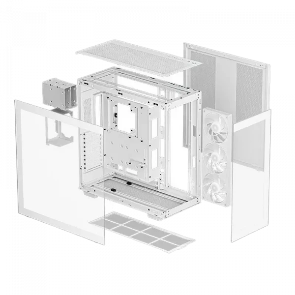 Компьютерный корпус Deepcool CH780, Full-Tower, Без блока питания, Белый