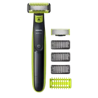 Мужской Триммер Philips OneBlade QP2620/20, Черный | Зелёный