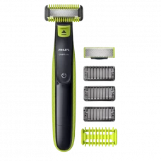 Trimmer pentru bărbați Philips OneBlade QP2620/20, Negru | Verde