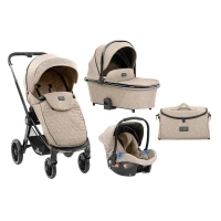 Коляска 3-в-1 Kikka Boo Vicenza Premium, Бежевый