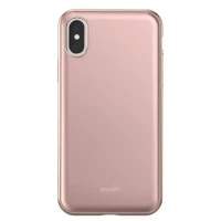 Husă Moshi iGlaze - iPhone XS/X, Roz