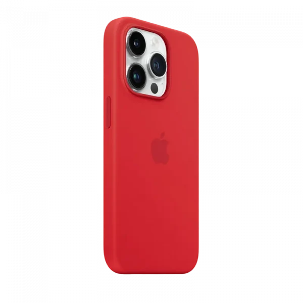 Husă Apple iPhone 14 Pro Silicone Case with MagSafe, Roșu