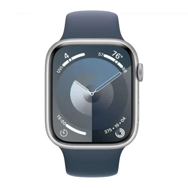 Ceas inteligent Apple Watch Series 9 GPS, 41mm, Storm albastru