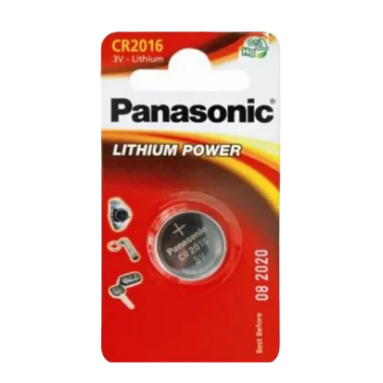 Дисковые батарейки Panasonic CR-2016EL, CR2016, 1шт.