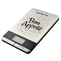 Cântar electronic de bucătărie Polaris PKS0558DM, Gri