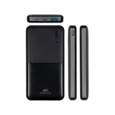 Acumulator extern RivaCase VA2531, 10000mAh, Negru