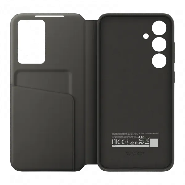 Husă tip carte Samsung Smart View Wallet for Galaxy S24 FE, Negru