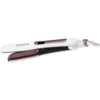 Выпрямитель для волос Rowenta Brush & Straight SF7510F0, Белый | Розовый