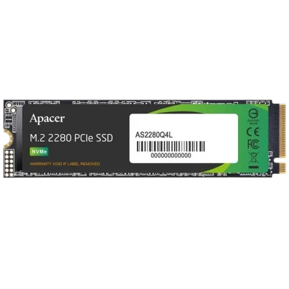 Накопитель SSD Apacer AS2280Q4L, 512Гб, AP512GAS2280Q4L-1
