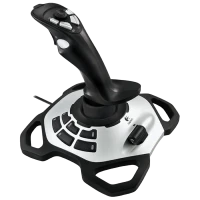 Joystick pentru jocuri Logitech Extreme 3D Pro, Argintiu