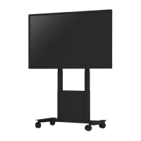 Suport TV Mobil NEC PD02MHA, Negru
