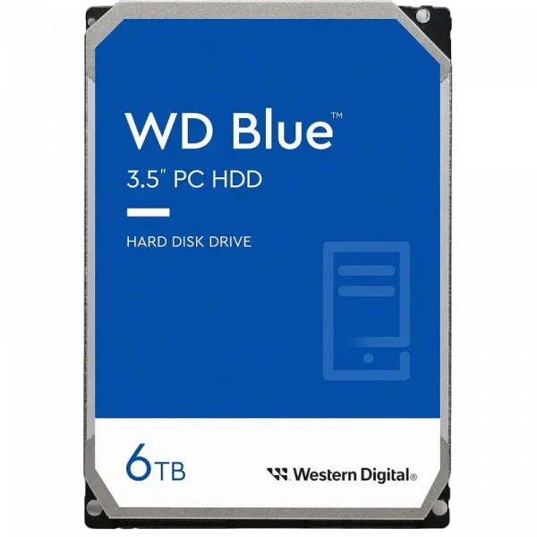 Жесткий диск Western Digital WD Blue, 3.5, 6 ТБ &lt,WD60EZAZ &gt,