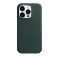 Husă Apple iPhone 14 Pro Leather Case with MagSafe, Verde
