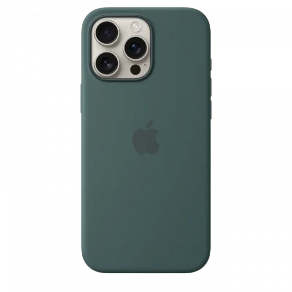 Чехол Apple iPhone 16 Pro Max Silicone Case with MagSafe, Lake Green