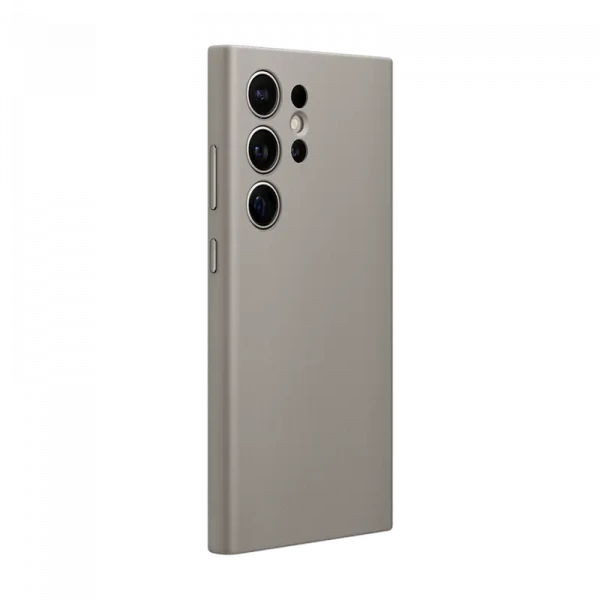 Husă Samsung Vegan Leather Case Galaxy S24 Ultra, Taupe