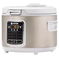 Aparat de gătit multifuncțional VITEK VT-4281, Oțel Inoxidabil / Alb