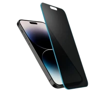 Sticlă de protecție Spigen iPhone 14 Pro Max, Glass Slim Privacy, Negru