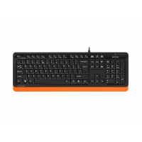 Клавиатура A4Tech FK10, Проводное, Черный/Оранжевый