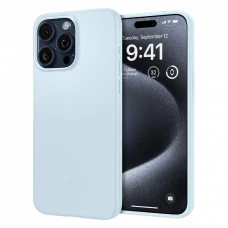 Husă Spigen iPhone 15 Pro Thin Fit, Albastru stins
