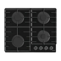 Plită pe gaz Gorenje GT 642 AB, Negru