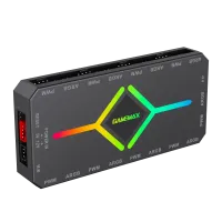 Fan Hub Gamemax V4.0 ARGB+PWM HUB Controller v4.0, negru