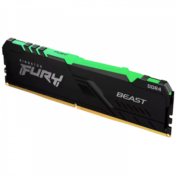 Memorie RAM Kingston FURY Beast RGB, DDR4 SDRAM, 3200 MHz, 8GB, KF432C16BBA/8