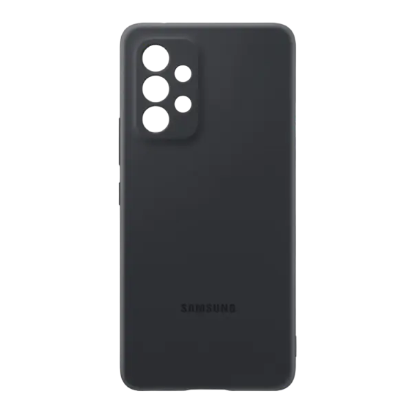 Чехол Samsung Silicone Cover Galaxy A73, Чёрный