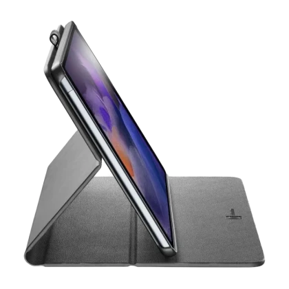 Husă pentru tabletă Cellularline Folio - Galaxy Tab A8, 10.5, Piele artificială, Negru