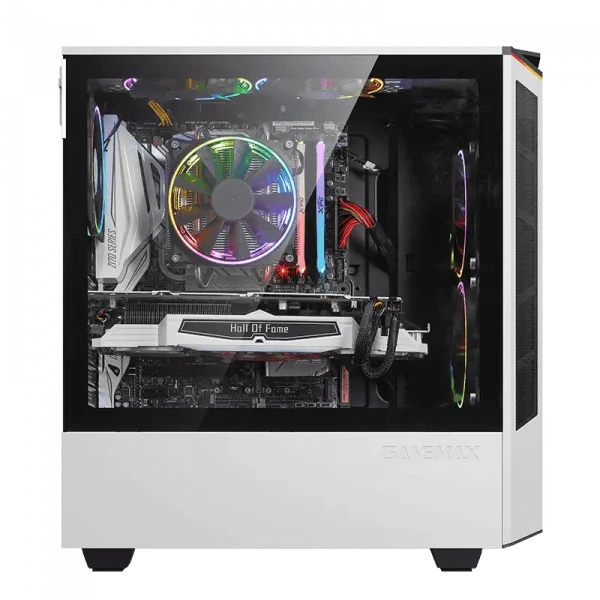 Компьютерный корпус Gamemax Paladin T801 WT, Midi-Tower, Без блока питания, Белый