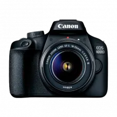 Aparat foto DSLR Canon EOS 4000D & EF-S 18-55mm III + SB130 + 16GB