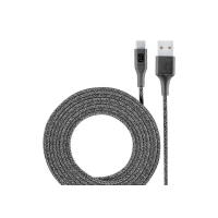 Кабель для зарядки и синхронизации Cellularline Long Cable, USB/USB Type-C, 2,5м, Чёрный