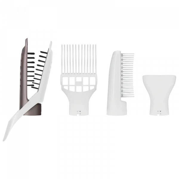 Uscător de păr-perie Rowenta Hot Air Brush CF7830F0, 1200 W, Alb