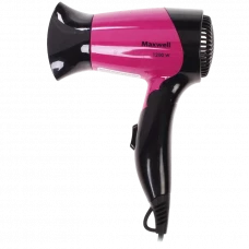 Uscător de păr compact Maxwell MW-2007, 1200 W, Negru | Roz