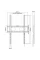 Suport fixat pe perete Reflecta Plano Portrait 70-4060, Negru