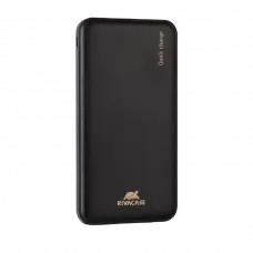 Acumulator extern RivaCase VA2537, 10000mAh, Negru