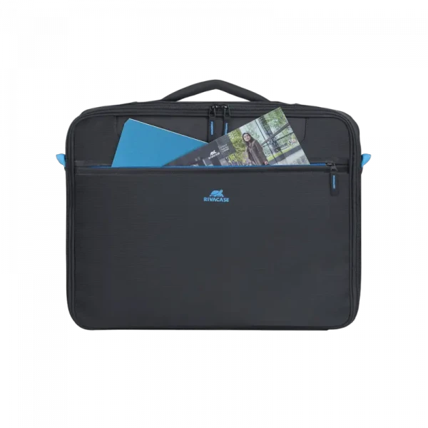 Сумка для ноутбука Rivacase Regent, 16, Полиэстер, Чёрный
