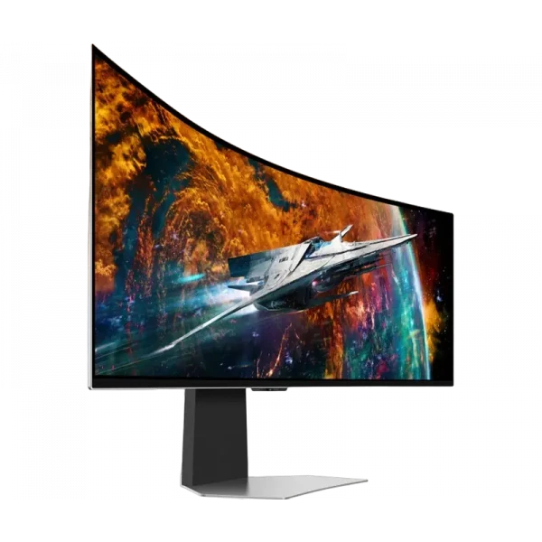 49 Игровой монитор Samsung S49CG95, OLED 5120x1440 Dual QHD, Серебристый