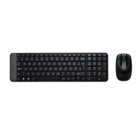 Set Tastatură + Mouse Logitech MK220, Fără fir, Negru
