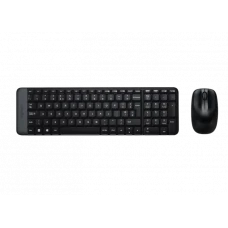 Set Tastatură + Mouse Logitech MK220, Fără fir, Negru