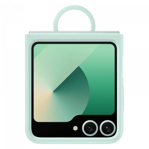 Чехол Samsung Silicone Case Flip 6, Мятный