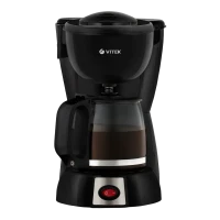 Cafetieră cu picurare VITEK VT-1521, 600W, Negru