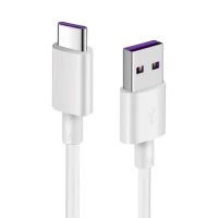 Кабель для зарядки и синхронизации Huawei AP71, USB Type-A/USB Type-C, 1м, Белый
