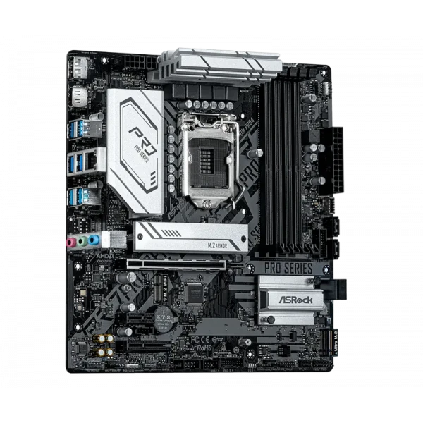 Материнская плата ASRock H570M PRO4, LGA1200, Intel H570, Micro-ATX