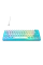 Tastatură Havit KB877L, Cu fir / Fără fir, Albastru/Alb
