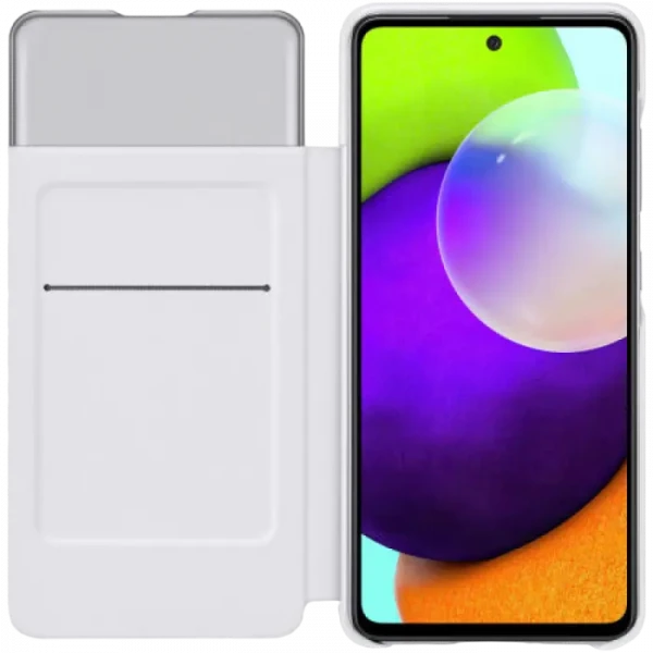 Чехол книжка Samsung S View Wallet Cover Galaxy A52, White