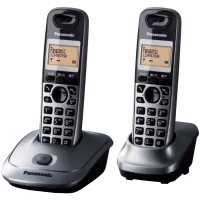 Telefon DECT Panasonic KX-TG2512, Gri Metalic