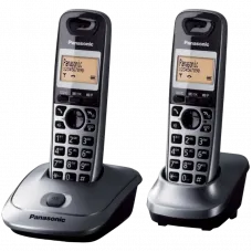 Telefon DECT Panasonic KX-TG2512, Gri Metalic