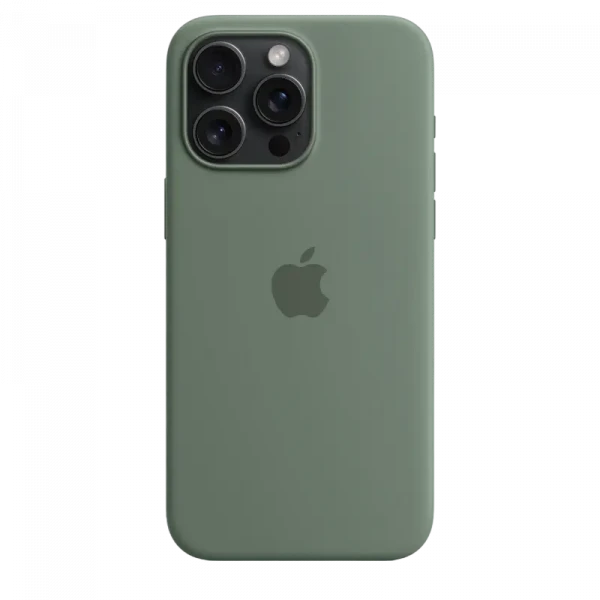 Чехол Apple iPhone 15 Pro Max Silicone Case with MagSafe, Кипарис