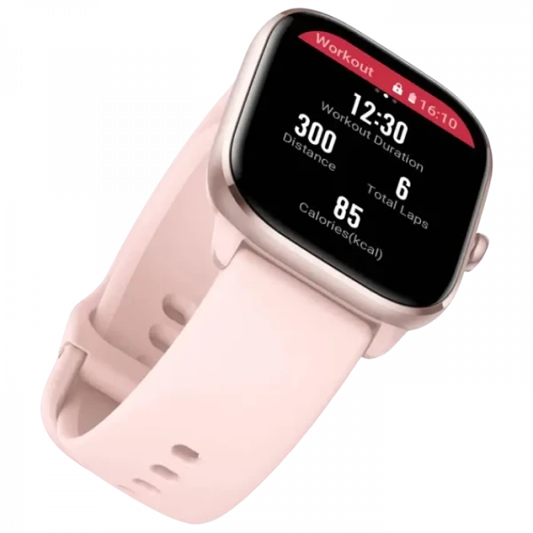 Умные часы Xiaomi Amazfit GTS 4 Mini, 42 мм, Розовый фламинго